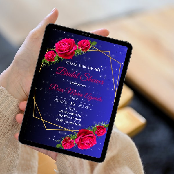 Editable Bridal Shower Invitation Template | Modern Digital Download for Stylish Celebrations | DIY Elegance
