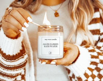 Jacob Elordi, Jacob Elordi's Bath Water, Saltburn, Felix, Soy Candle, Elordi, Felix Catton, Scented Candles, 9oz, Relax, Gift For Her