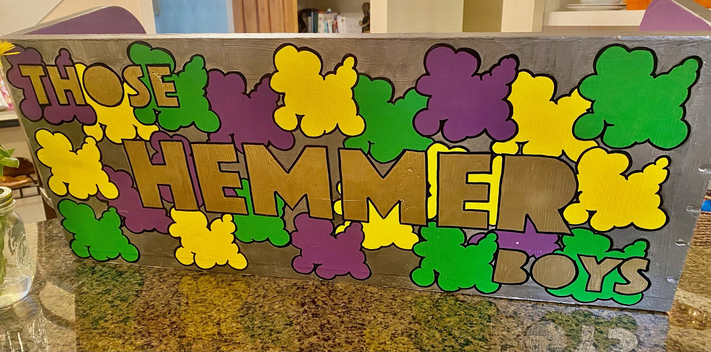 how to make a mardi gras ladder seat