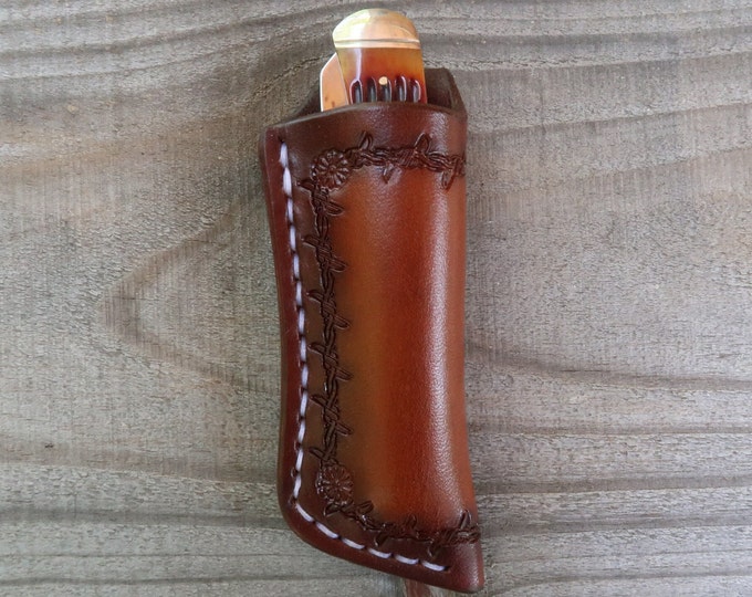 Case Trapper Leather Knife Sheath HD 8/9 Oz Right Hand Etsy