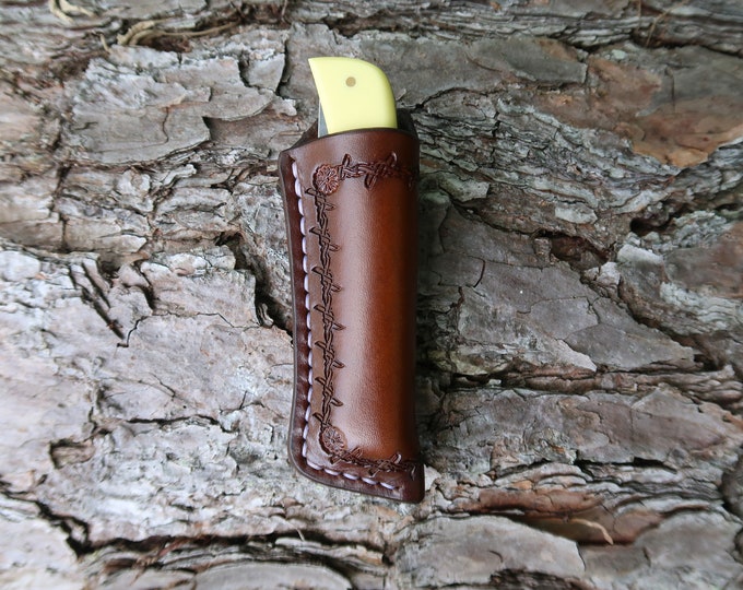 Case Sodbuster 4 5/8 Leather Knife Sheath Right Hand Etsy