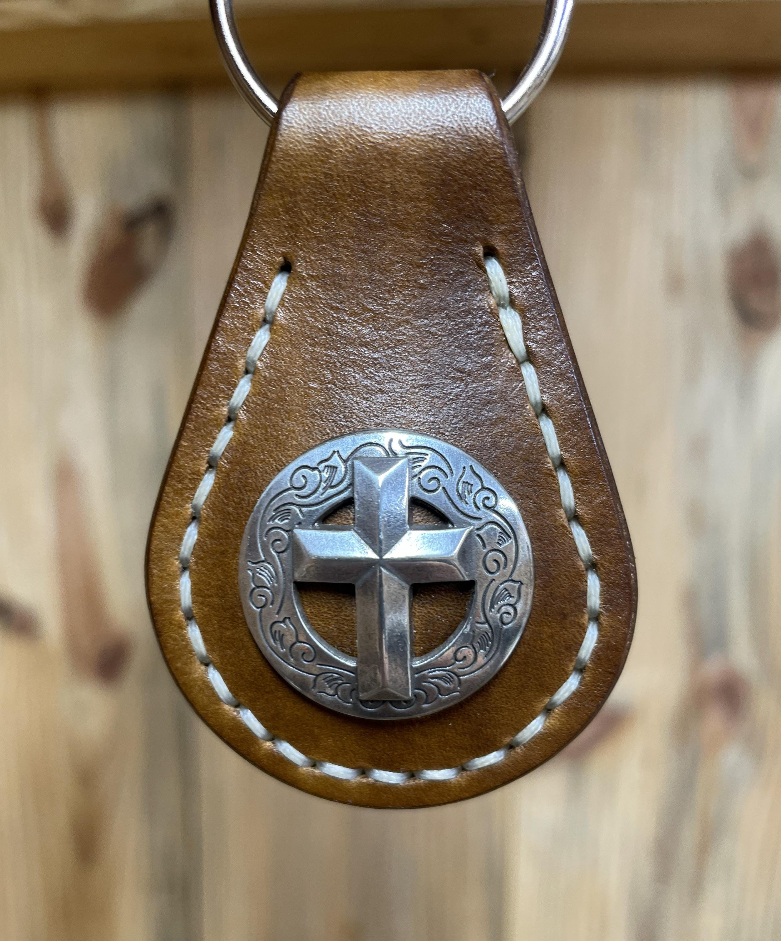 【CALEE】　concho keyring SV925 SILVER STAR CONCHO LEATHER KEY RING – CALEE ONLINE STORE