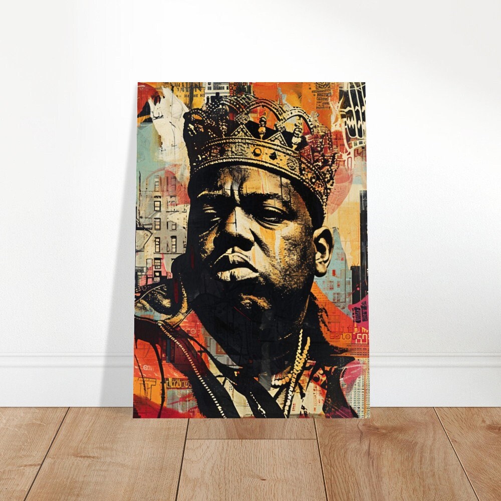 Biggie Poster Rapper Póster Notorious BIG Leyenda de Rap, Biggie Rapero, Retro Hip Hop ...