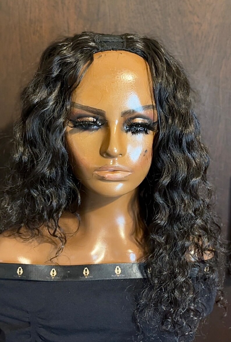 Debbie Raw Indonesian Upart Wig Natural Curly Hair Wig Wigs Etsy