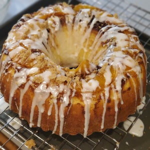 Peach Cobbler Pound Cake