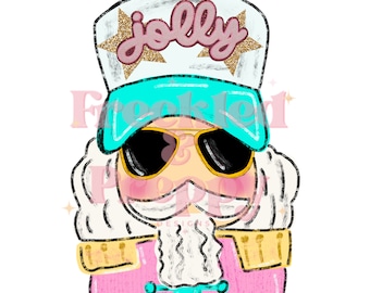 Preppy nutcracker Trucker Patch Hat Christmas PNG Sublimation DTF DTG