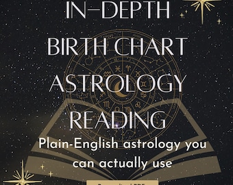 Detaillierte Geburtshoroskop-Daten, personalisierte Astrologie-Lesung (PDF)