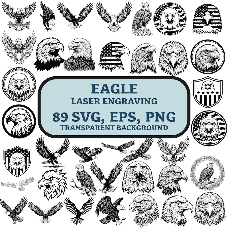 Eagle Svg - Etsy