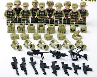 Army Minifigures Lego Soldier Toys Custom LEGO Military Special