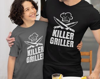 Father's Day Gift, Grill Dad T-Shirt, BBQ Tee, Gift for Him, Dad BBQ Shirt, Cooking Shirt, Summer Shirt, Grilling Gift, Dad Birthday Present
