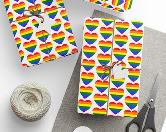 Carta da regalo/carta da regalo a forma di cuore arcobaleno