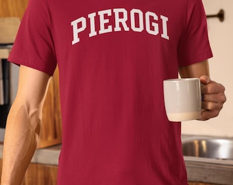Pierogi Liebhaber T-Shirt, polnische Knödel Unisex T-Shirt, Geschenk aus Polen, Food Lover Geschenk, Foodie Shirt, polnische Küche Shirt, Osteuropa
