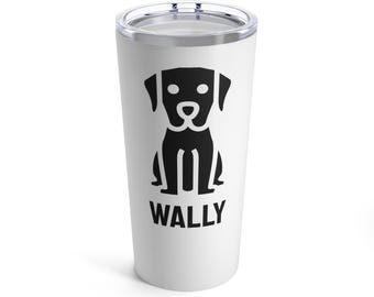 Personalized Labrador Retriever Tumbler 20oz, Custom Dog Breed Gift, Customizable Name Mug, Dog Lover Gift, Custom Pet Tumbler