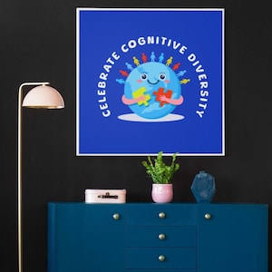 Autism Poster, Therapist Gift, Neurodiversity Print, Special Ed Present, Teacher Appreciation, Inclusive Art, Autism Awareness, Advocate