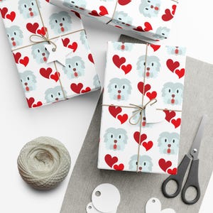 Carta da regalo maltese, carta da regalo premium Rotweiler - regalo per amanti dei cani, regalo di festa, confezione regalo, artigianato di carta, scrapbooking