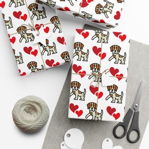 Pointer Gift Wrap Papers, Carta da regalo di alta qualità - Regalo per amanti dei cani, Confezionamento regalo, Artigianato di carta, Scrapbooking