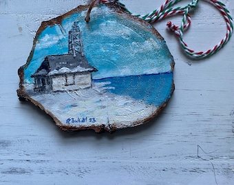 Leuty Lifeguard Station Holiday Ornament Toronto Beaches