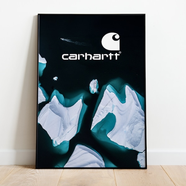Carhartt Iceberg Poster - Free Shipping - 170GSM Paper - Wall Art For Your Room/Office/House