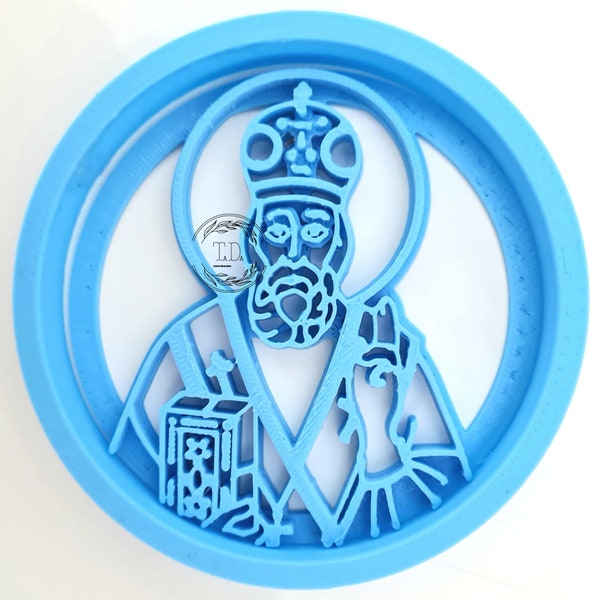 Icons - Ikona / Modlica - Kalupi Kolace - Serbian Orthodox Cookie Cutters - Sveti Nikola