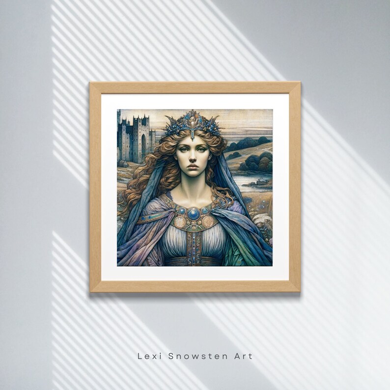 Branwen Mythical Welsh Goddess Digital Download Goddess From Celtic