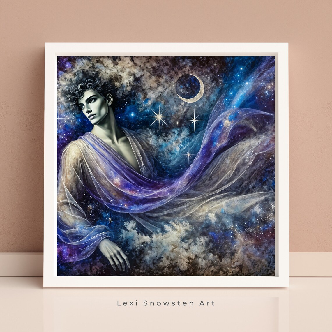 Morpheus, Digital Art Print - Greek God of Dreams, Artwork in an ...
