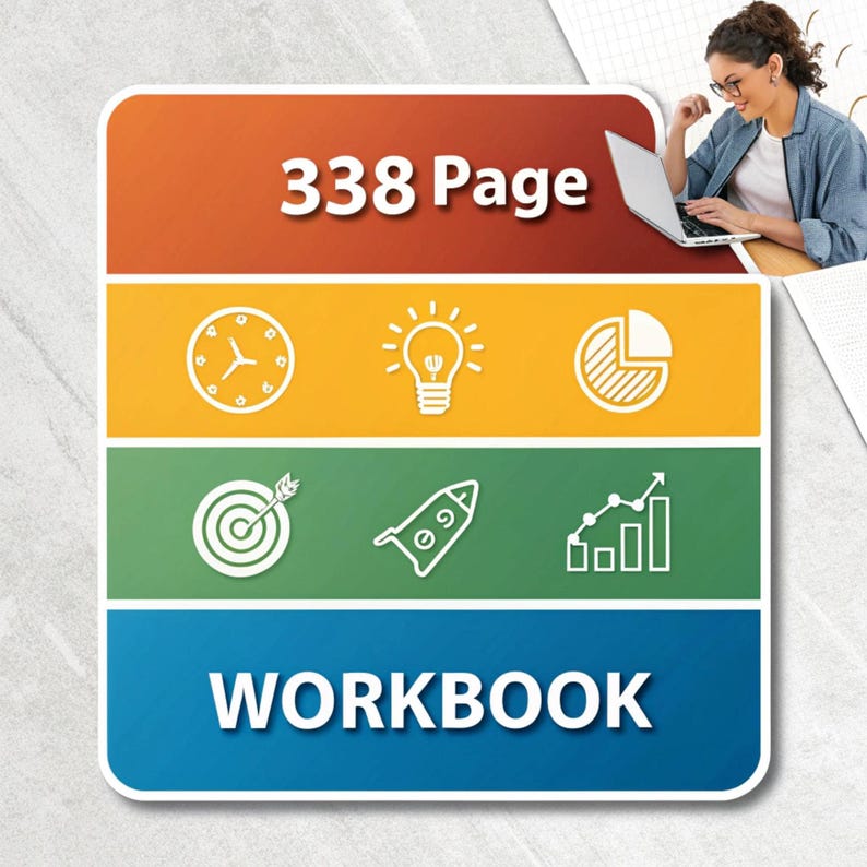 ADHD Mental Health Workbook | Burnout Recovery Journal for Neurodivergent Adults | Autism Self-Regulation Printable PDF | Instant Download