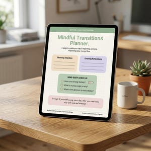 AuDHD Burnout Recovery Workbook Printable | Nervous System Reset for Autistic ADHD Adults | Shame-Free Mental Health Journal PDF |