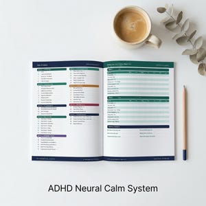 女性のためのADHDワークブック｜神経発達障害のある人のためのセルフケアプランナー｜落ち着いた脳＋ドーパミンメニュー＋睡眠プロトコル｜科学に基づいた50ページのPDF