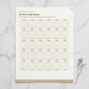 AuDHD Burnout Recovery Workbook Printable | Nervous System Reset for Autistic ADHD Adults | Shame-Free Mental Health Journal PDF |