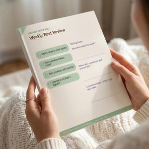 AuDHD Burnout Recovery Workbook Printable | Nervous System Reset for Autistic ADHD Adults | Shame-Free Mental Health Journal PDF |