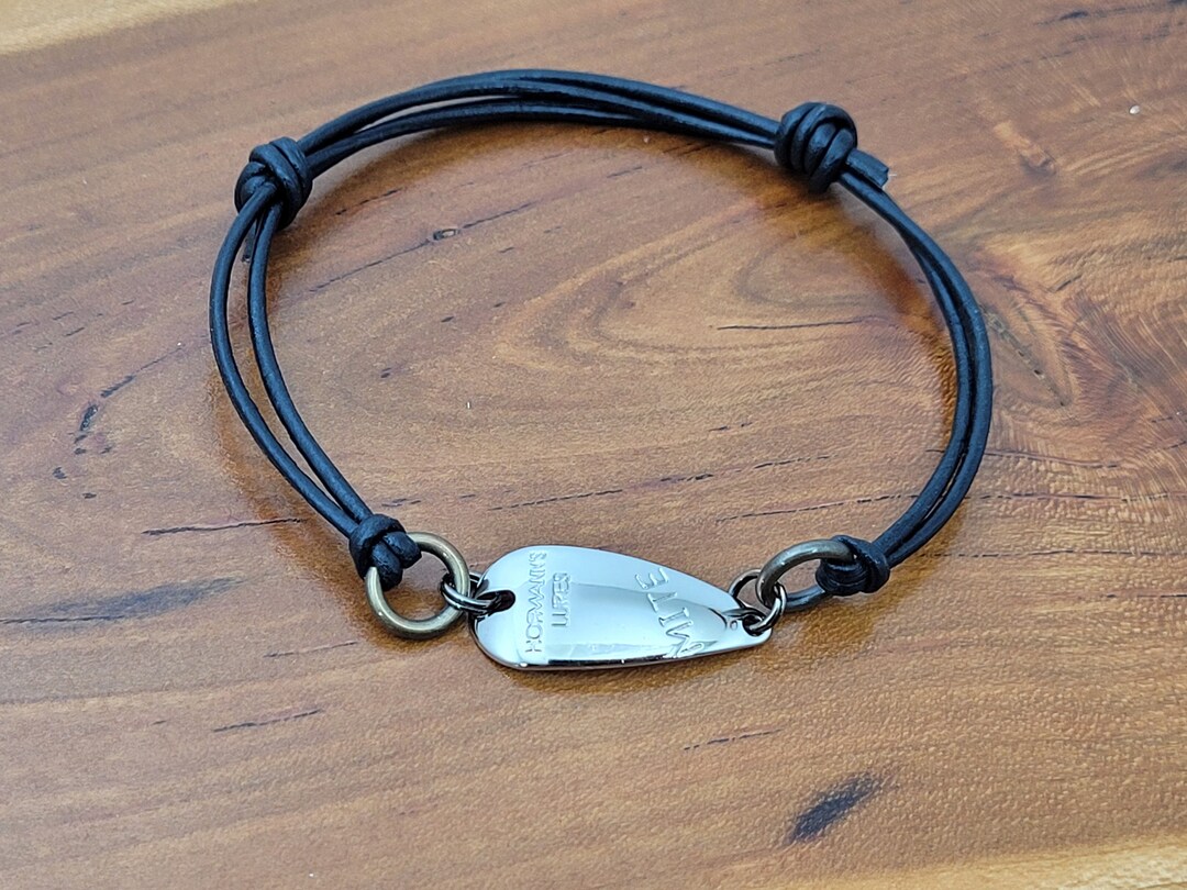 Fishing Lure Bracelet Handcrafted Unique Earthy Jewelry Handmade