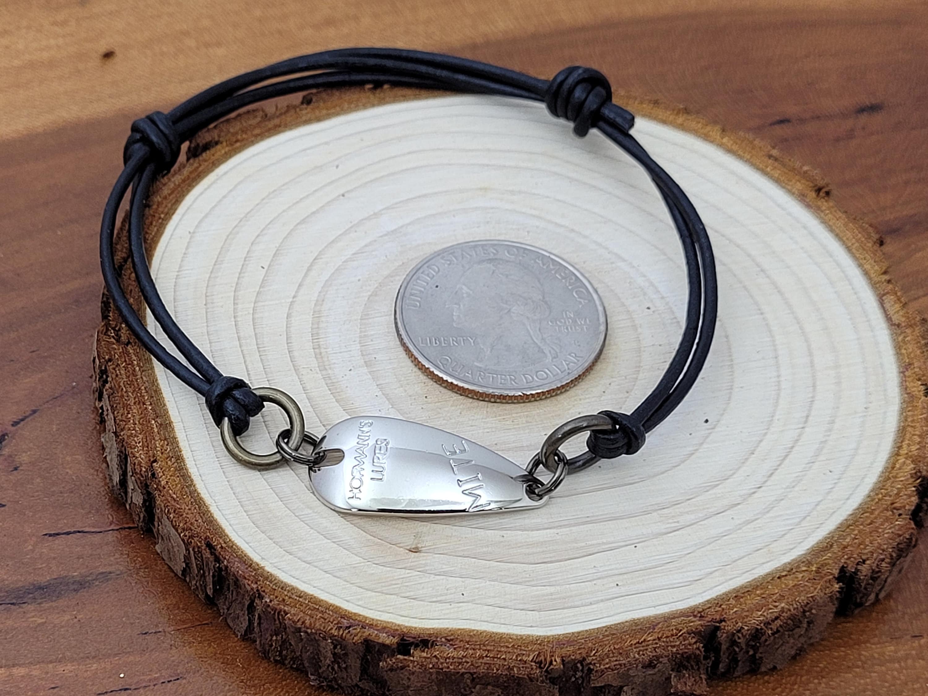 Fishing Lure Bracelet Handcrafted Unique Earthy Jewelry Handmade