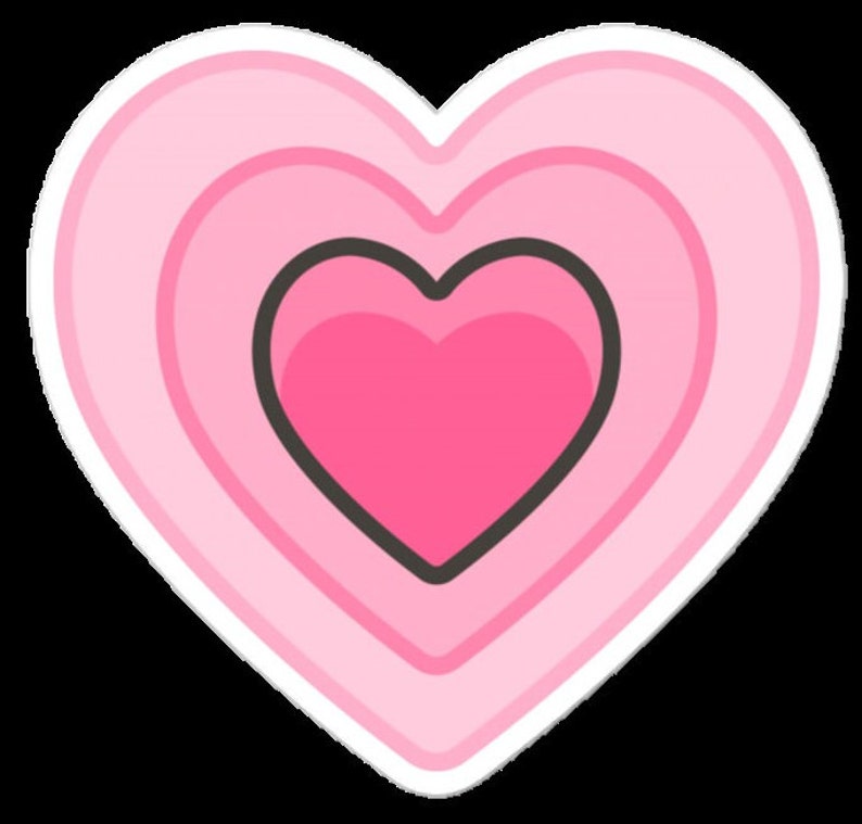 Heart Emoji Stickers Etsy