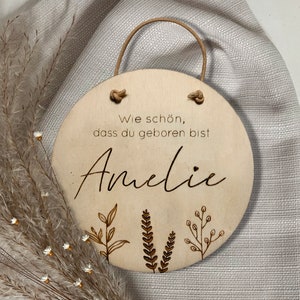 Panneau en bois personnalisable