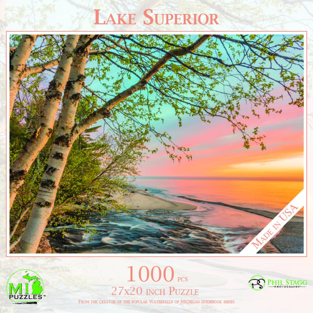 Lake Superior - 1000 Piece Jigsaw Puzzle - MI Puzzles by Phil Stagg ...