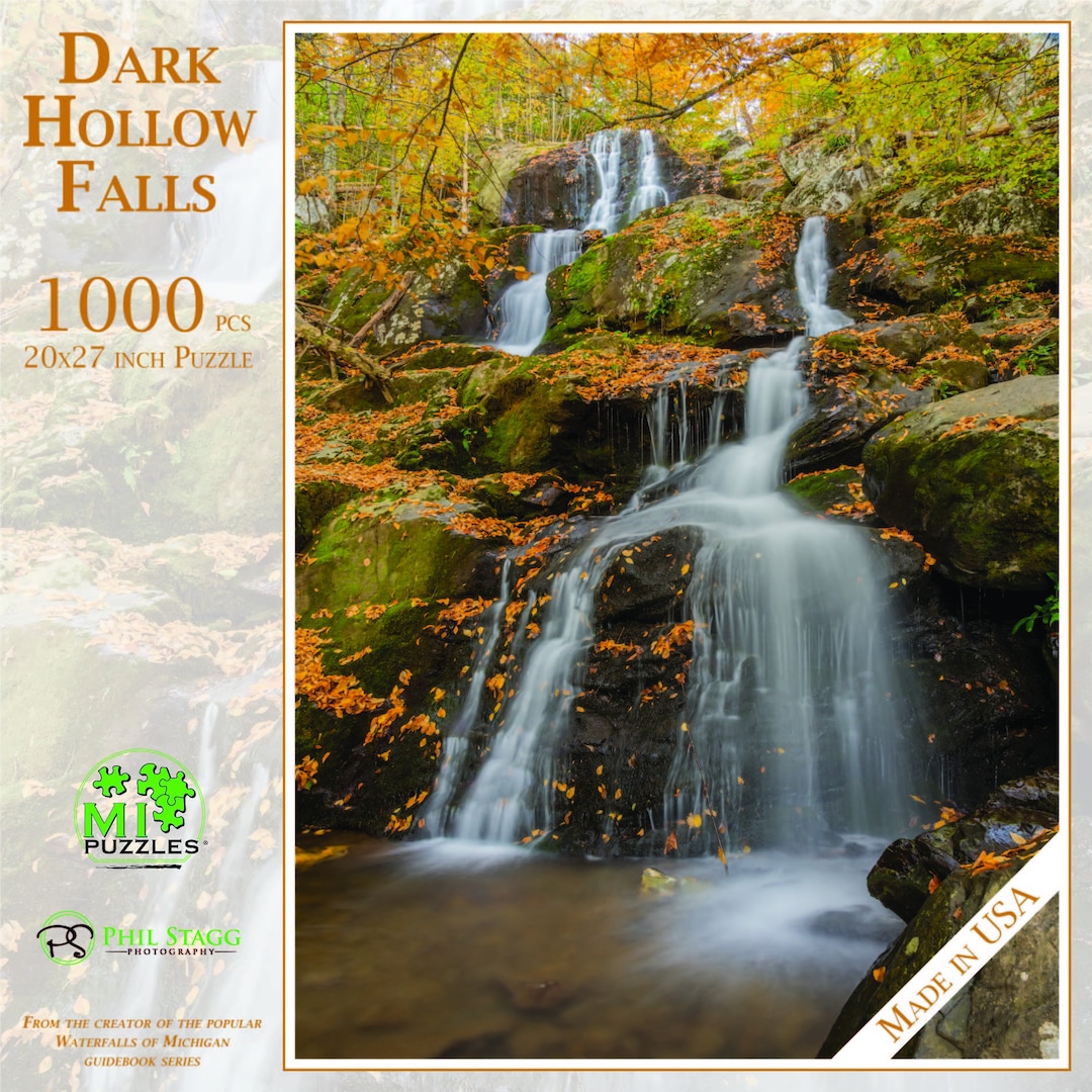 Dark Hollow Falls - 1000 Piece Jigsaw Puzzle - MI Puzzles by Phil Stagg ...