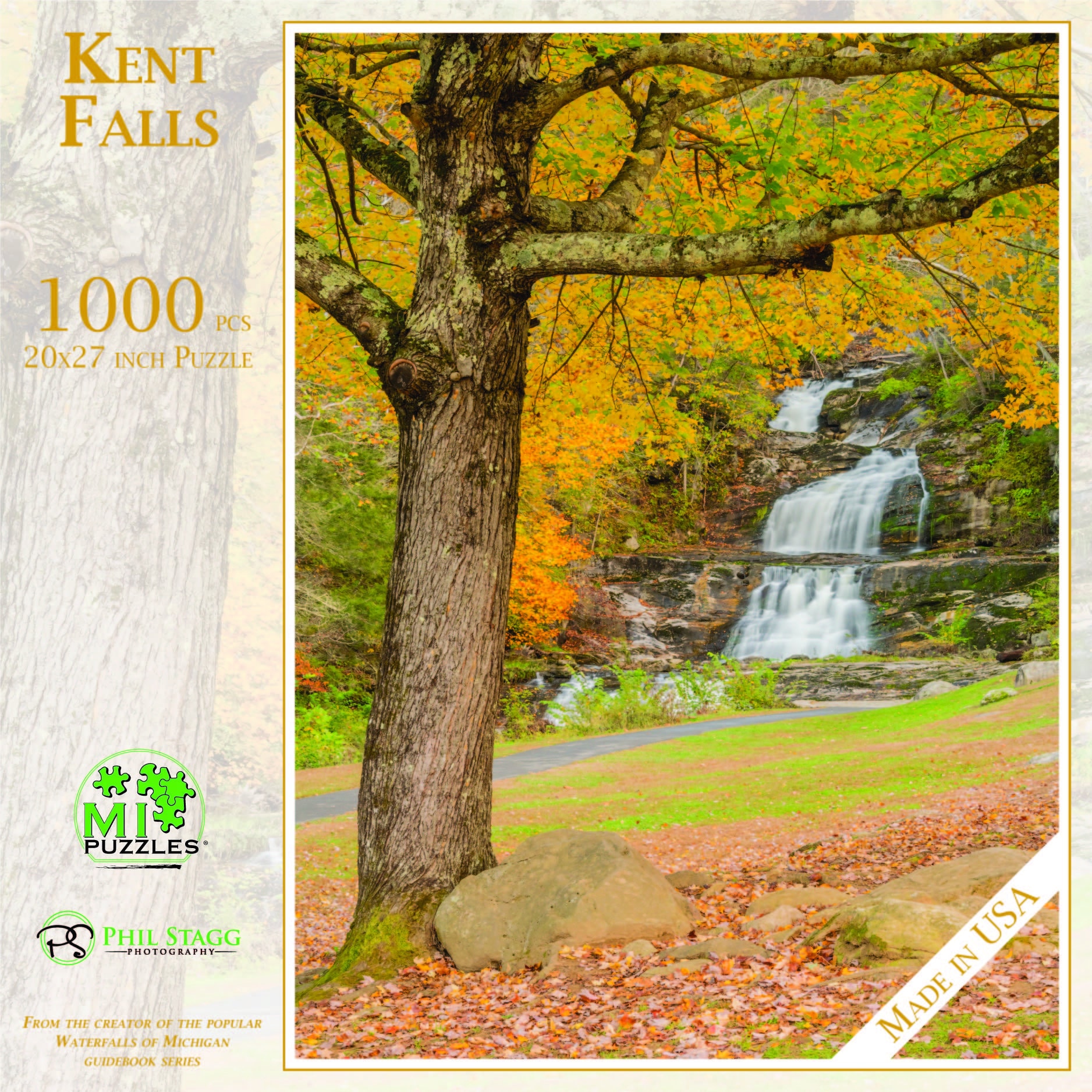 Kent Falls - 1000 Piece Jigsaw Puzzle - MI Puzzles by Phil Stagg ...