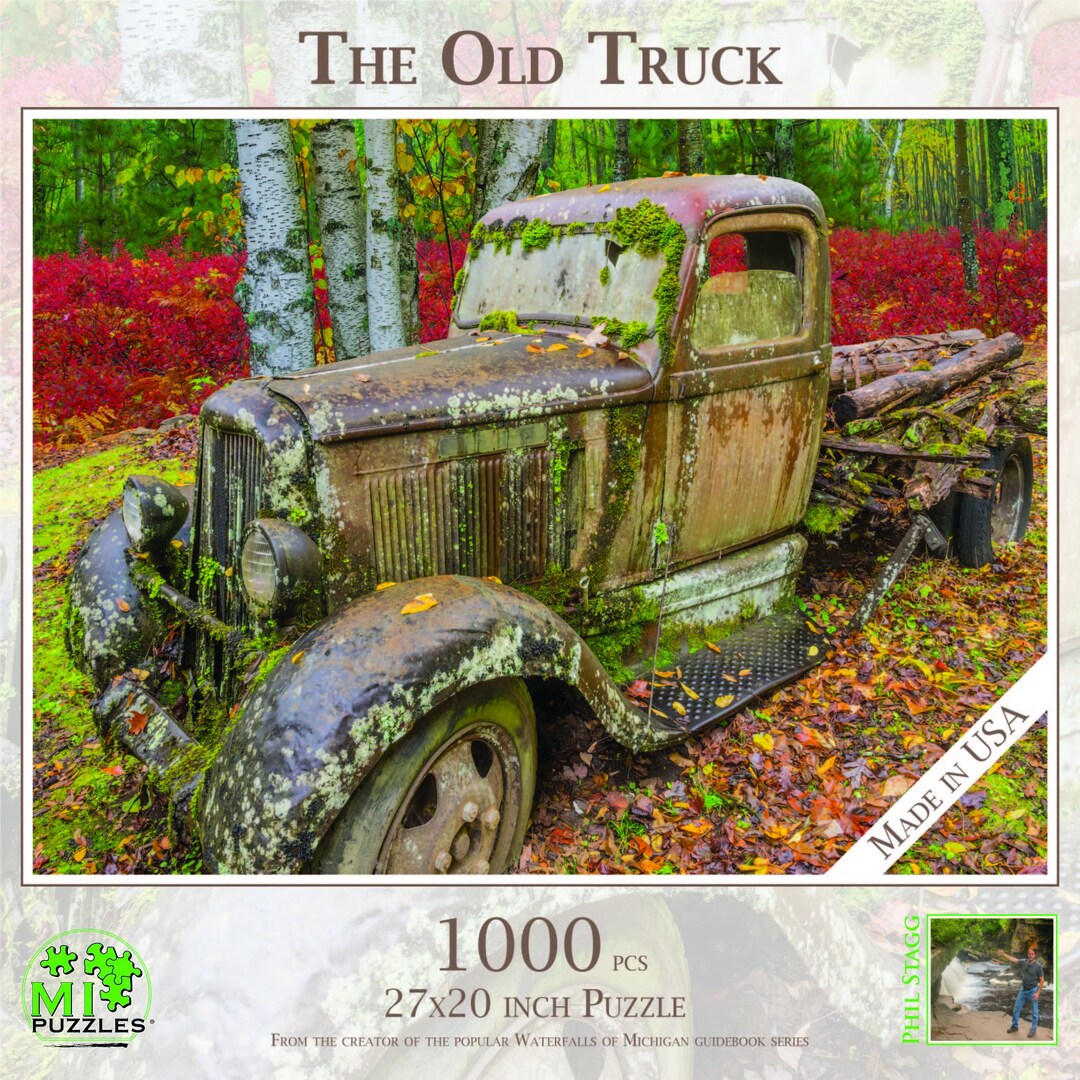The Old Truck - 1000 Piece Jigsaw Puzzle - MI Puzzles by Phil Stagg ...