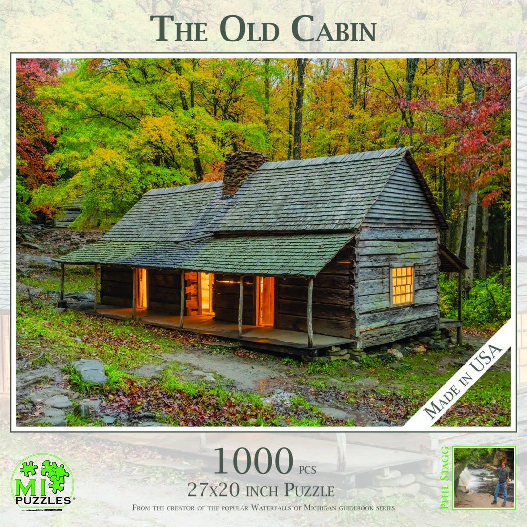 The Old Cabin - 1000 Piece Jigsaw Puzzle - MI Puzzles by Phil Stagg ...