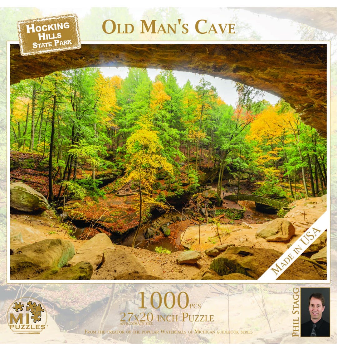 Old Man's Cave - 1000 Piece Jigsaw Puzzle - MI Puzzles by Phil Stagg ...