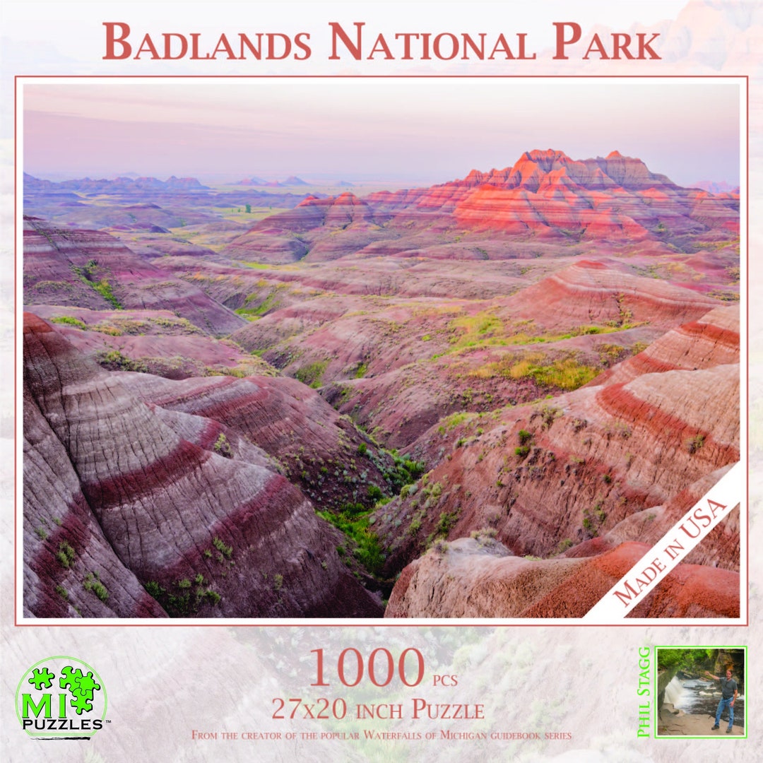 Badlands National Park - 1000 Piece Jigsaw Puzzle - MI Puzzles by Phil ...