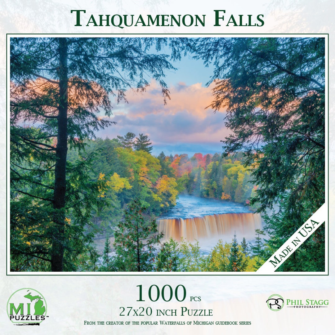 Tahquamenon Falls - 1000 Piece Jigsaw Puzzle - MI Puzzles by Phil Stagg ...