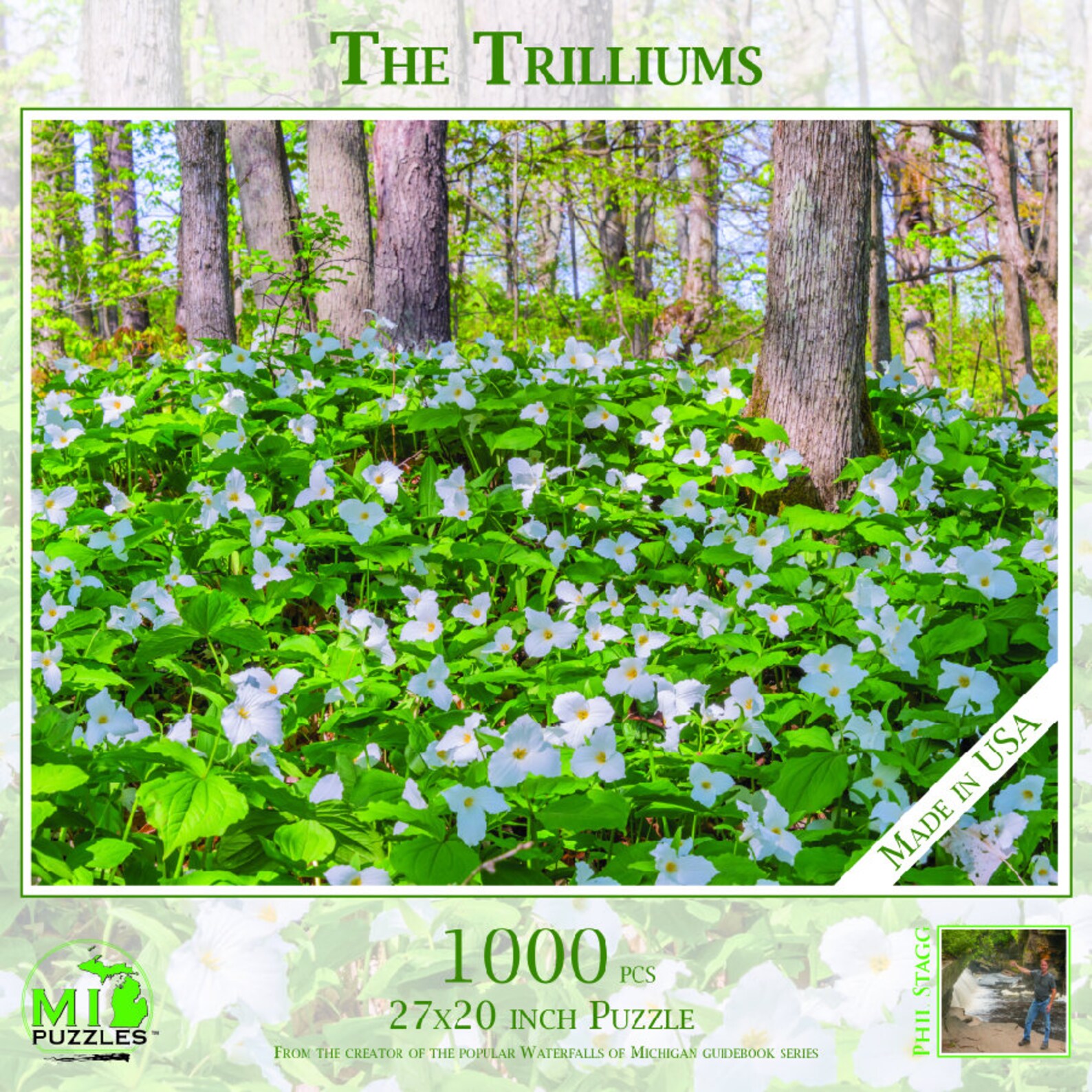 The Trilliums - 1000 Piece Jigsaw Puzzle - MI Puzzles by Phil Stagg ...