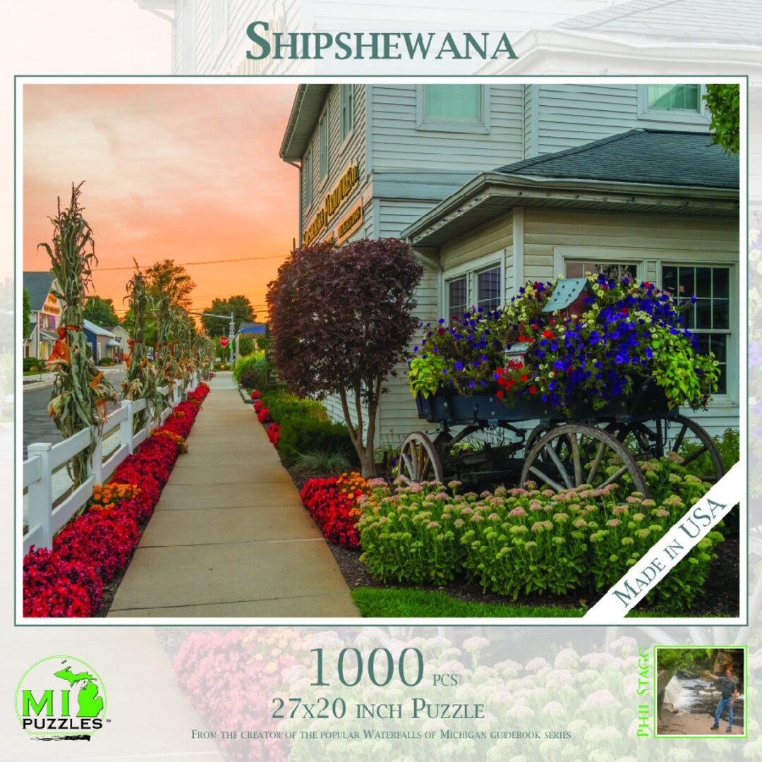Shipshewana - 1000 Piece Jigsaw Puzzle - MI Puzzles by Phil Stagg ...