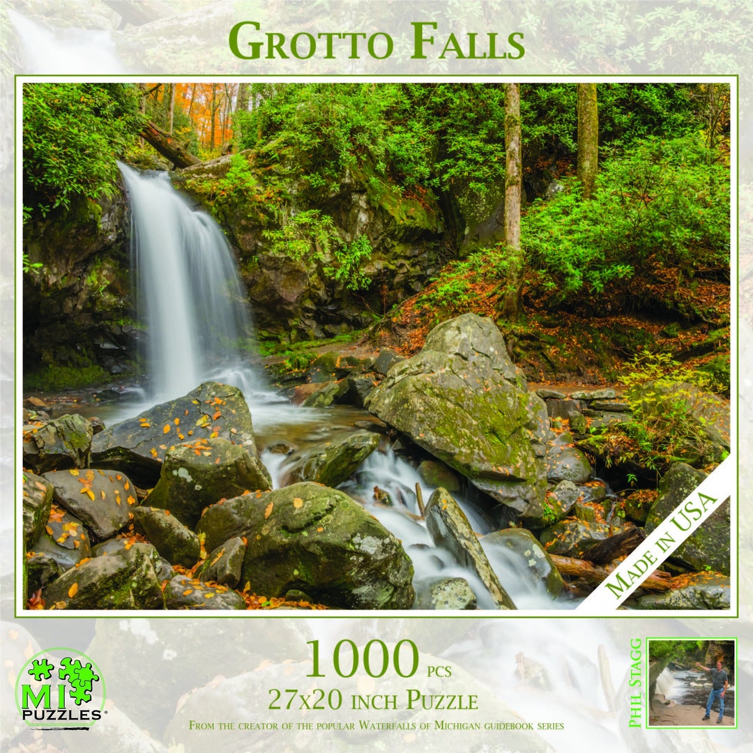 Grotto Falls - 1000 Piece Jigsaw Puzzle - MI Puzzles by Phil Stagg ...