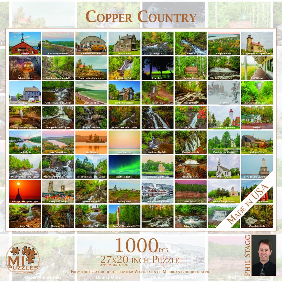 Copper Country - 1000 Piece Jigsaw Puzzle - MI Puzzles by Phil Stagg ...