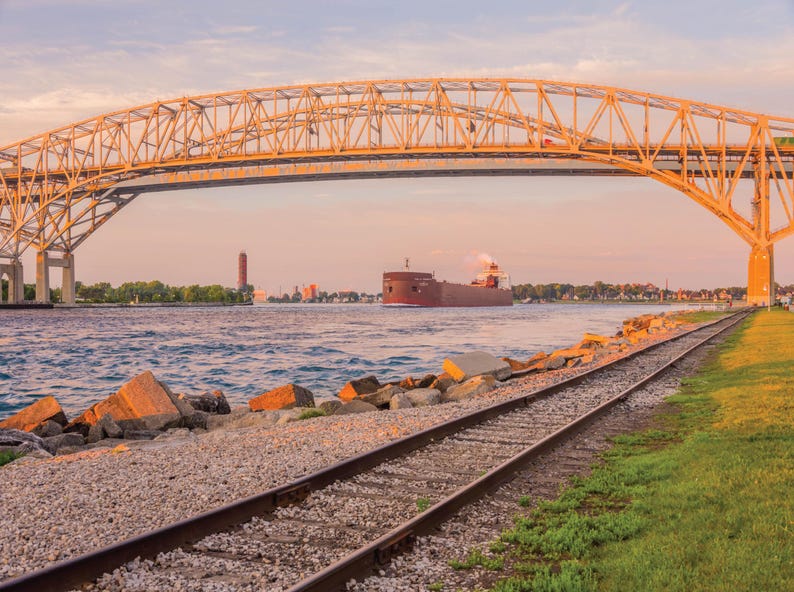 Blue Water Bridge - 1000 Piece Jigsaw Puzzle - MI Puzzles by Phil Stagg ...