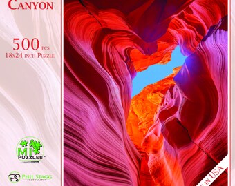 Antelope Canyon – 500-teiliges Puzzle – MI Puzzles von Phil Stagg Photography