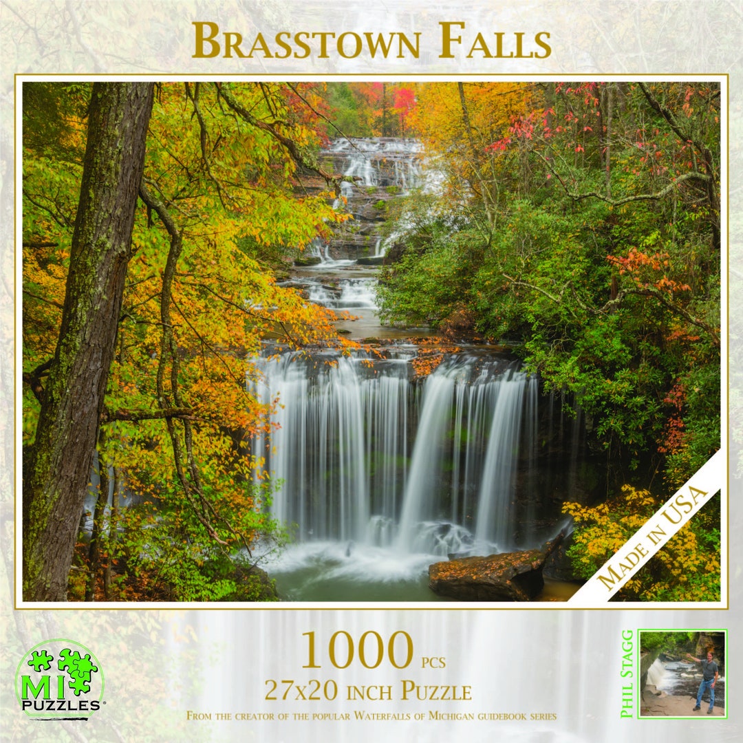 Brasstown Falls - 1000 Piece Jigsaw Puzzle - MI Puzzles by Phil Stagg ...