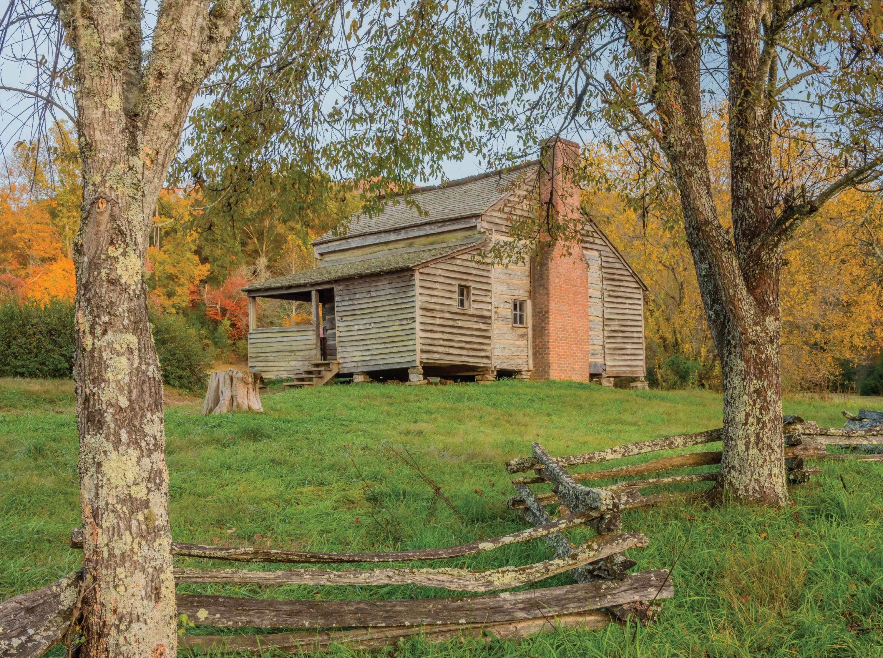 Cades Cove Cabin - 1000 Piece Jigsaw Puzzle - MI Puzzles by Phil Stagg ...